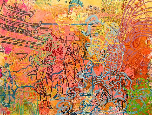 Somehow inside opalescent